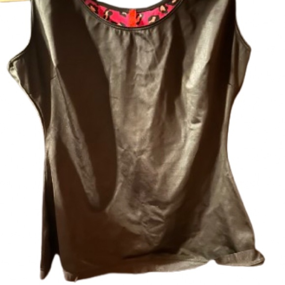Assets By Spanx Black Sleeveless Tank Top